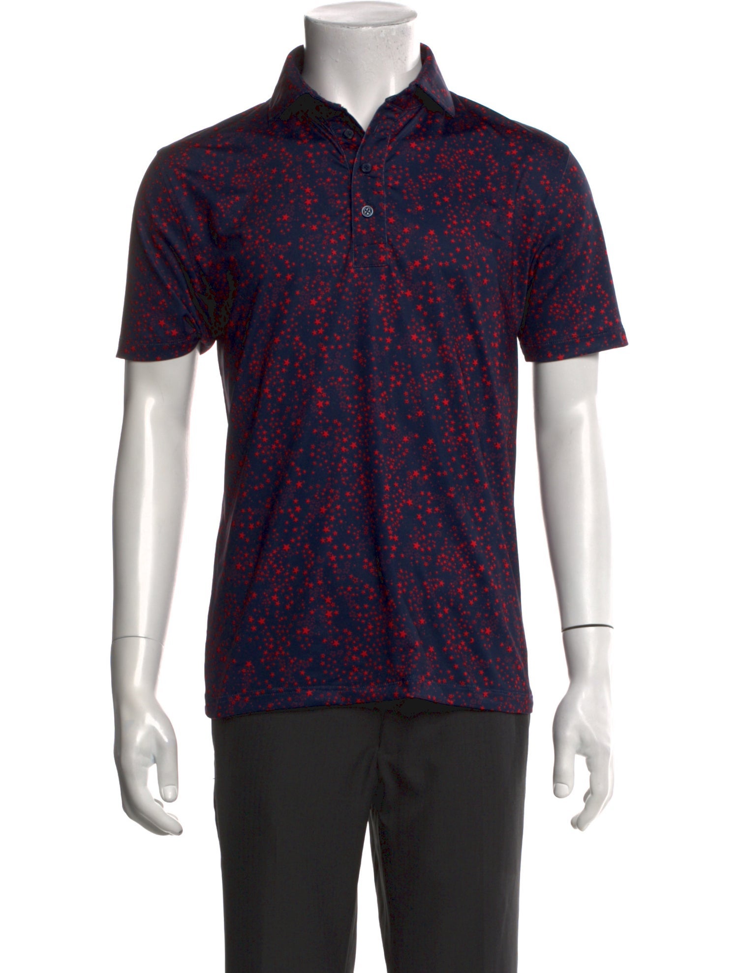 G/Fore Printed Collar Polo Shirt
