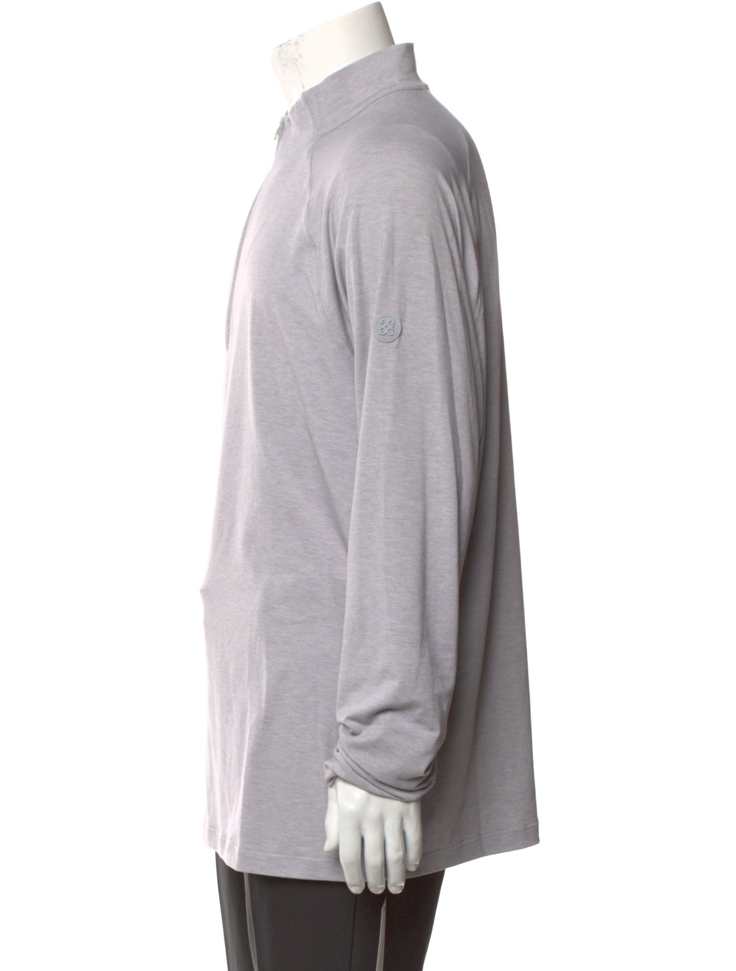 G/Fore Mock Neck Long Sleeve Henley