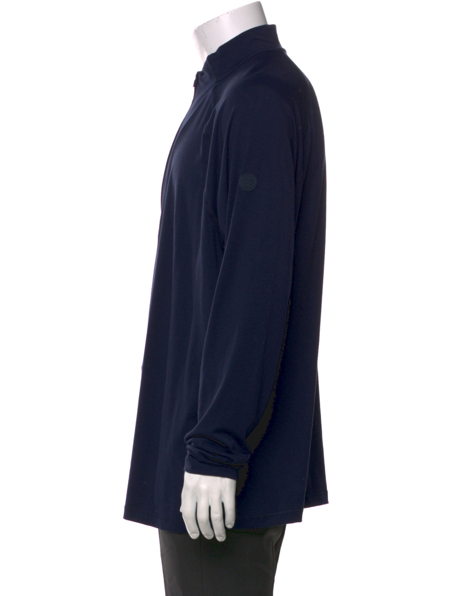 G/Fore Mock Neck Long Sleeve Henley