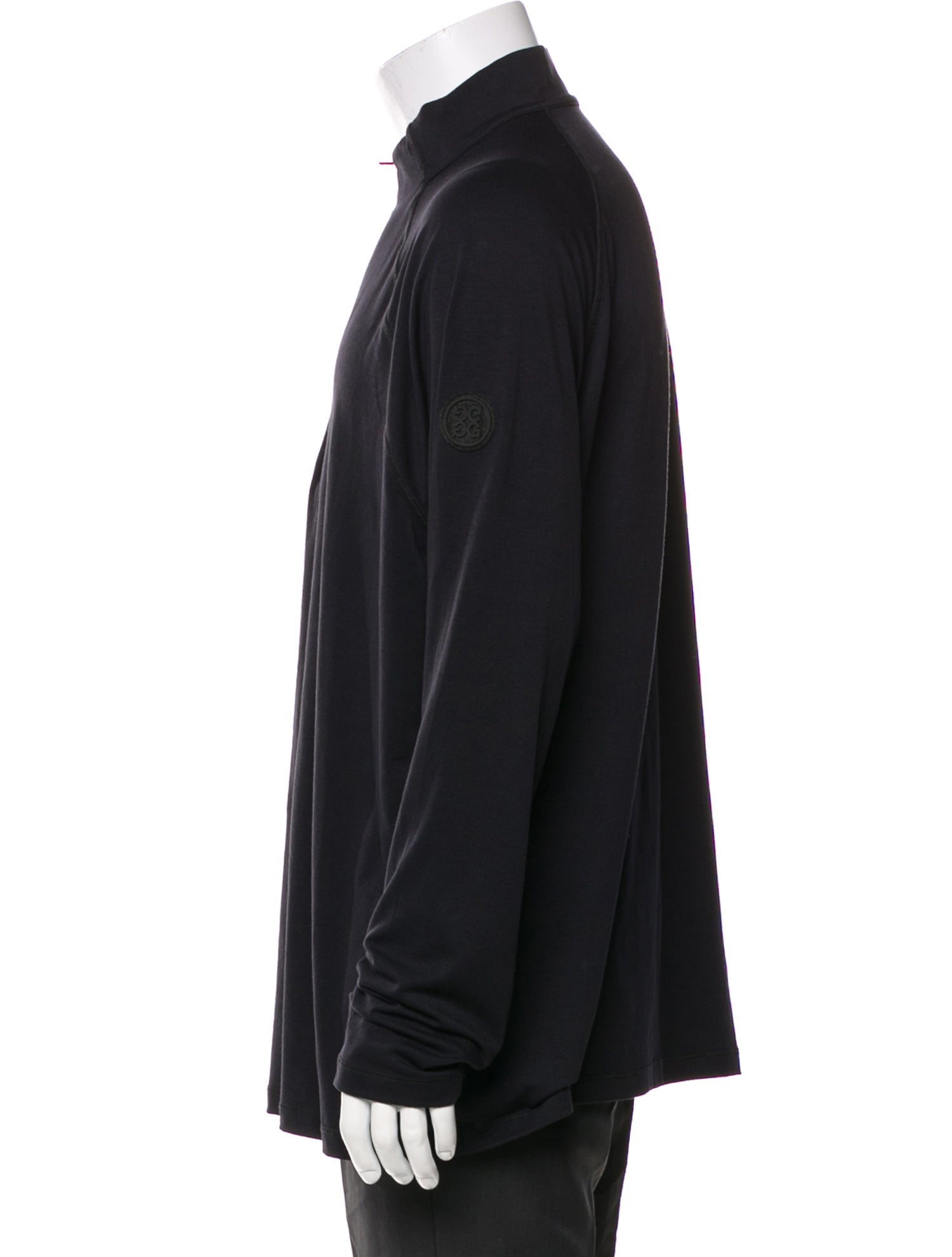 G/Fore Mock Neck Long Sleeve Henley