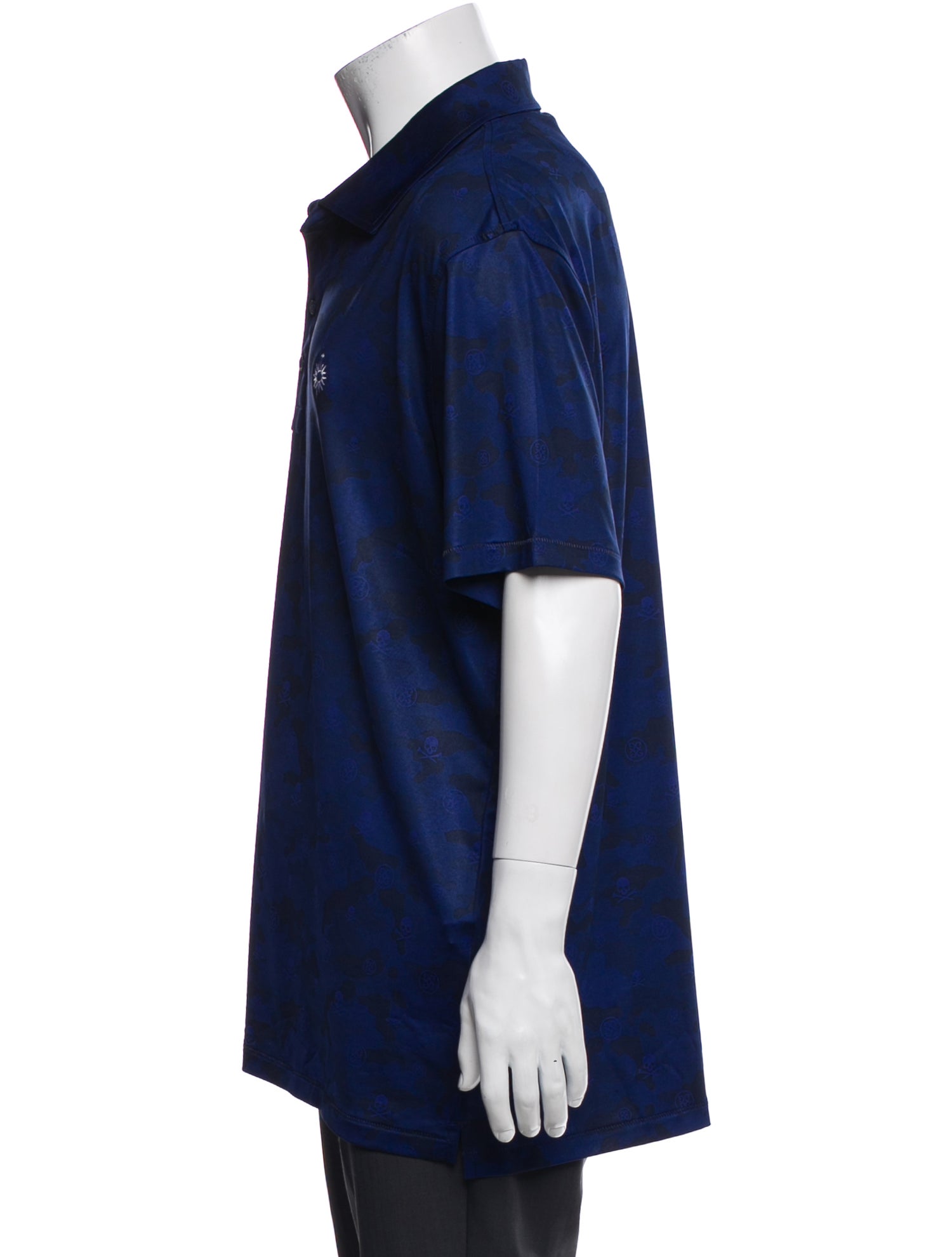 G/Fore Printed Collar Polo Shirt