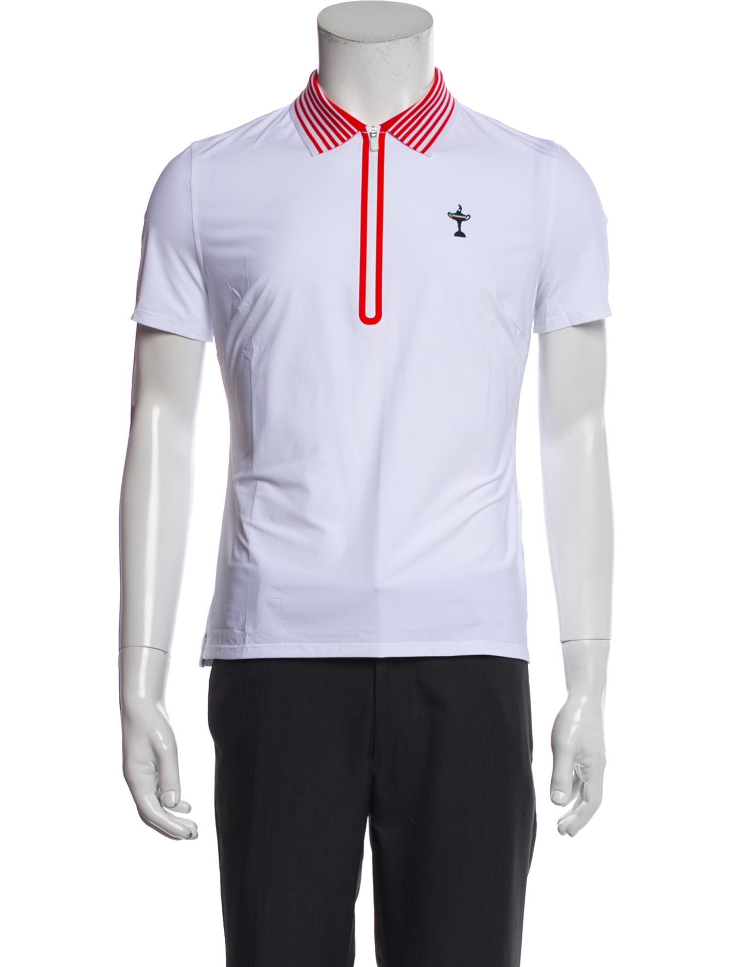 G/Fore Colorblock Pattern Collar Polo Shirt