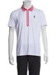 G/Fore Striped Collar Polo Shirt