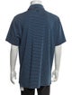 G/Fore Striped Crew Neck Polo Shirt