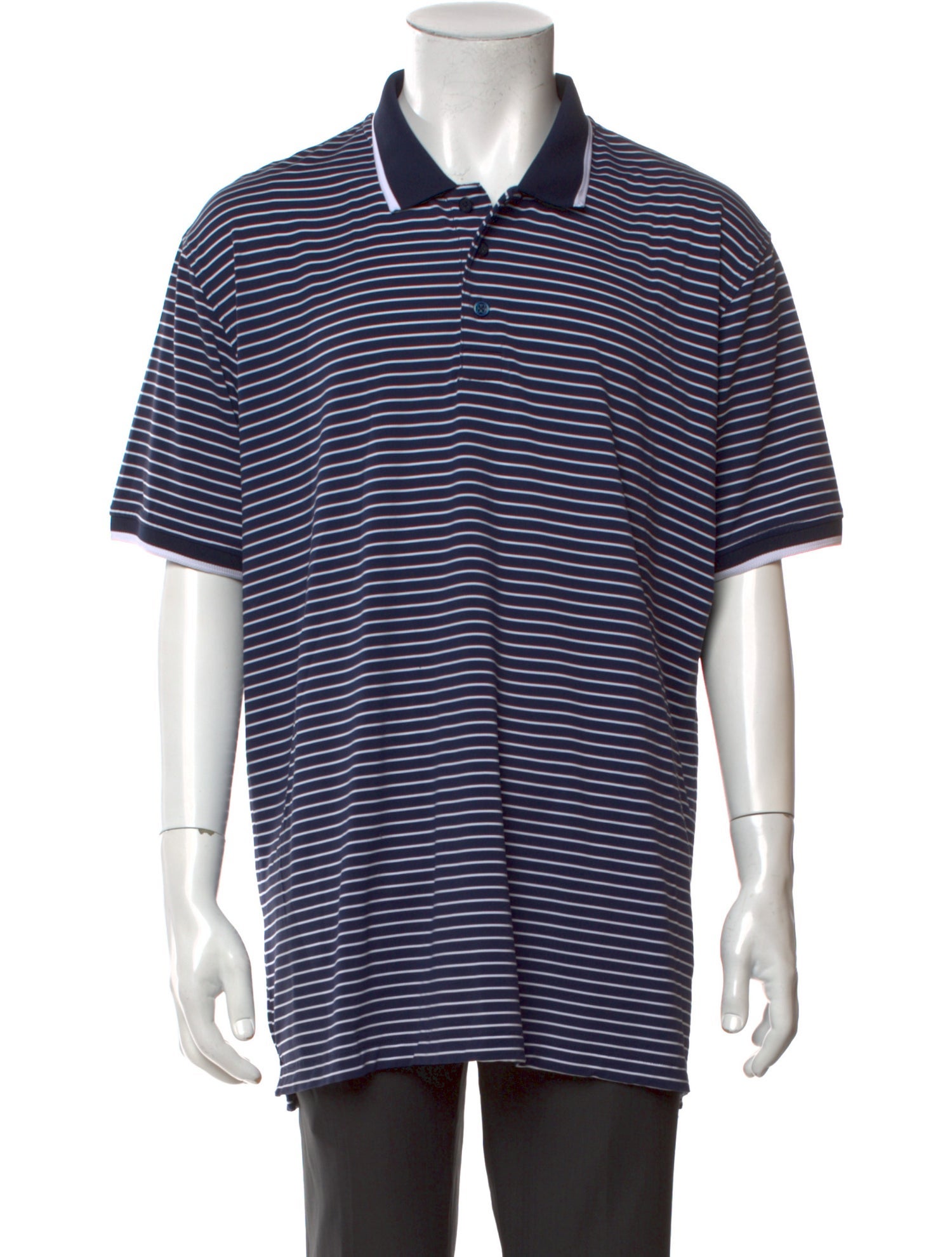 G/Fore Striped Short Sleeve Shirt