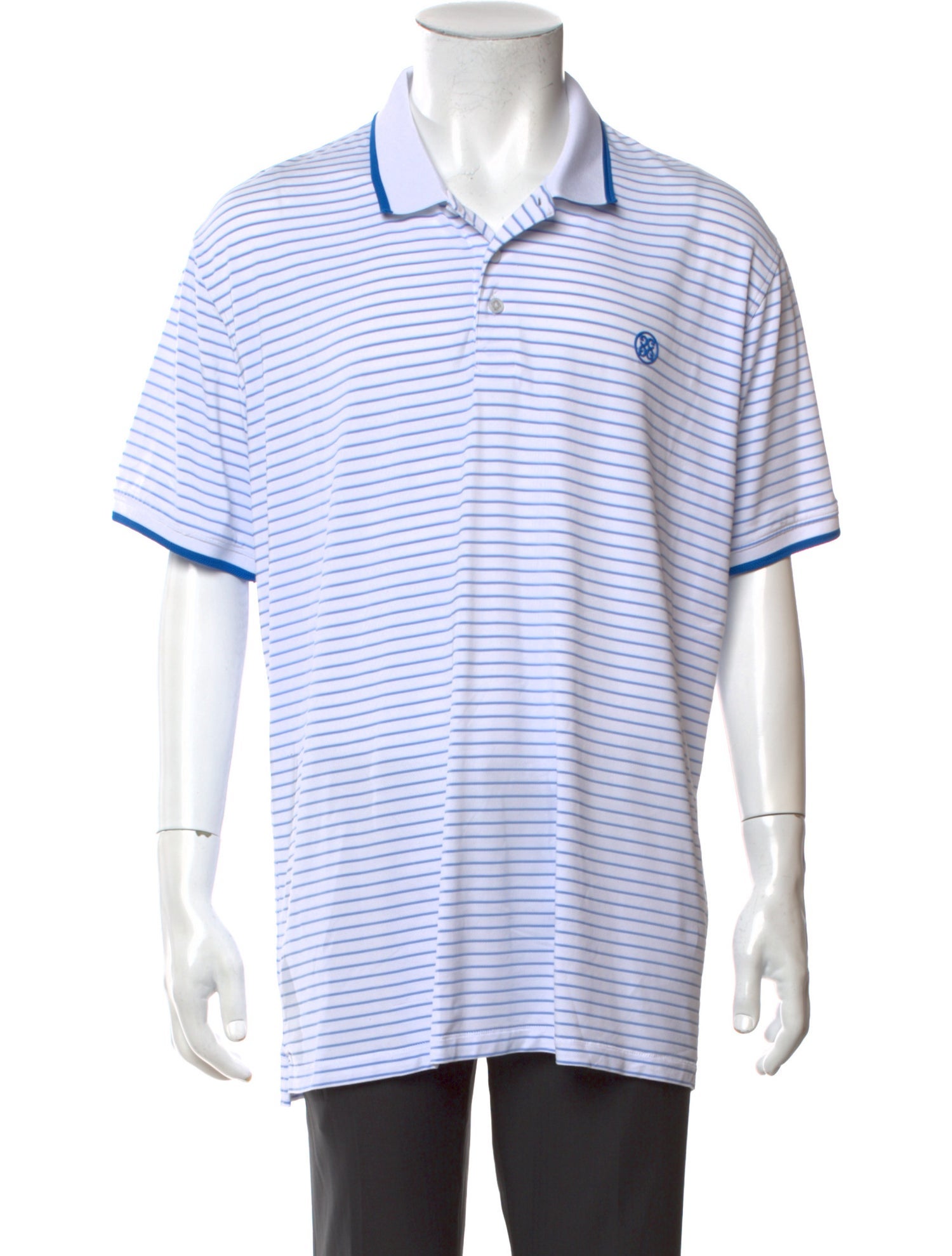 G/Fore Striped Short Sleeve Shirt