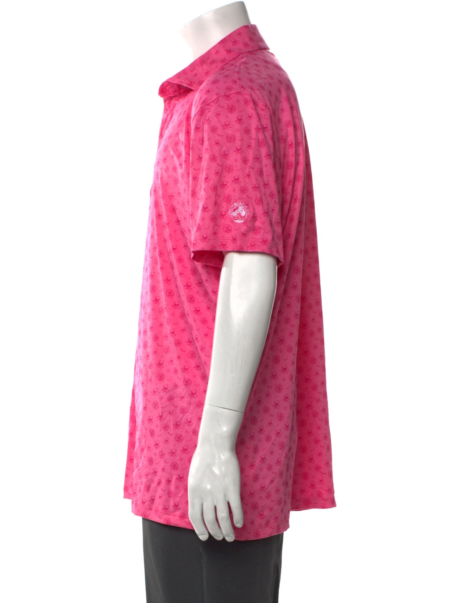 G/Fore Printed Collar Polo Shirt