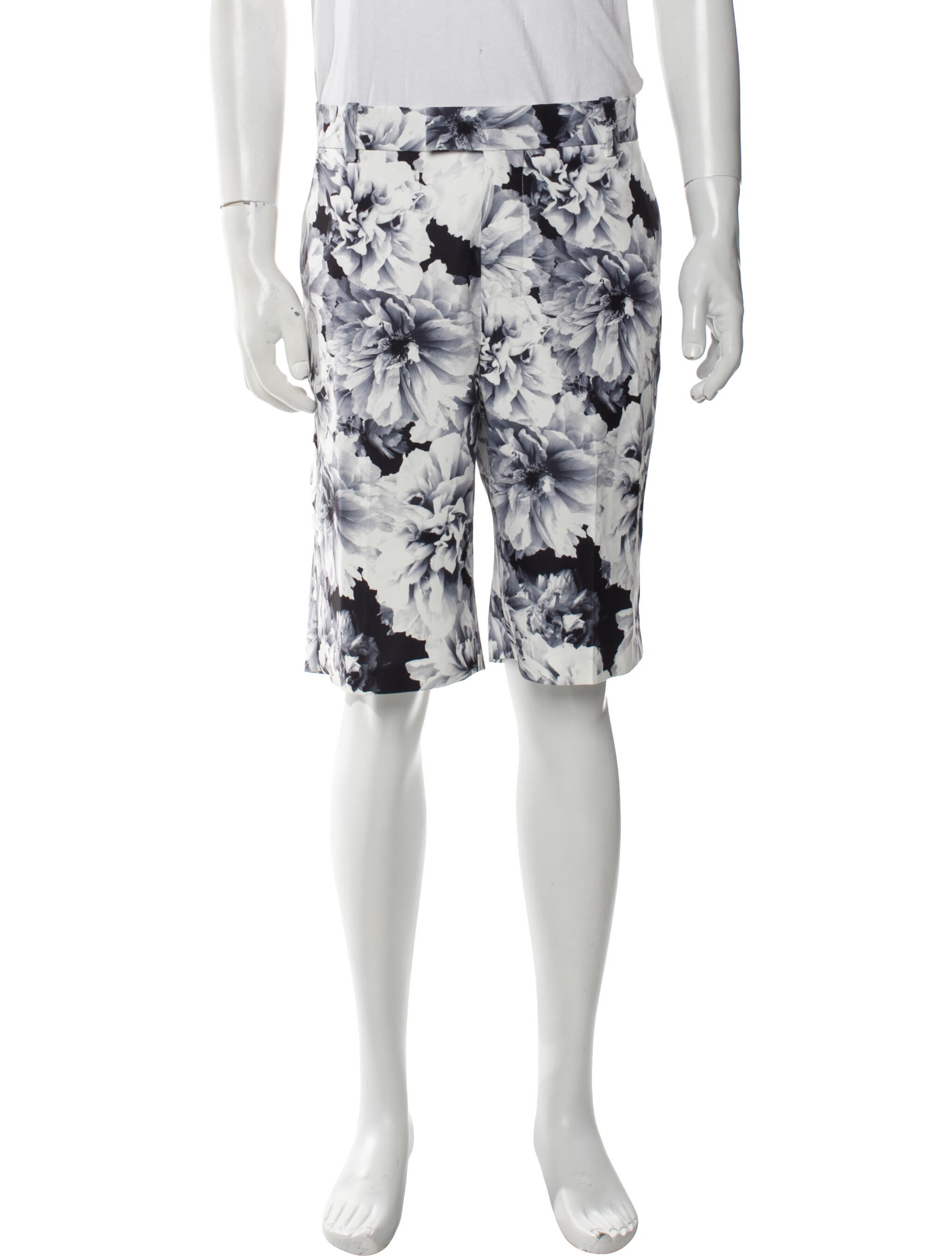 G/Fore Floral Print Flat Front Shorts