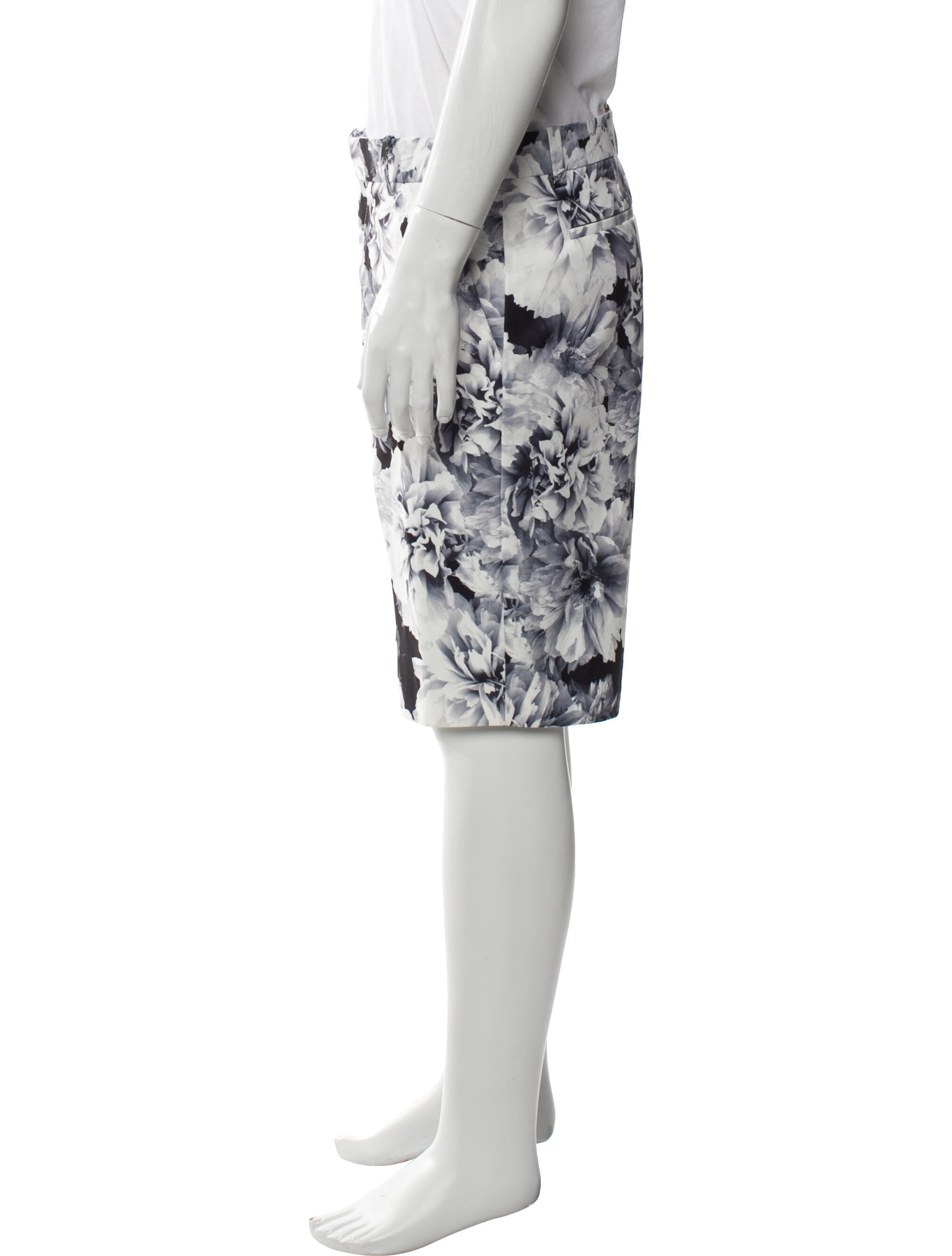 G/Fore Floral Print Flat Front Shorts