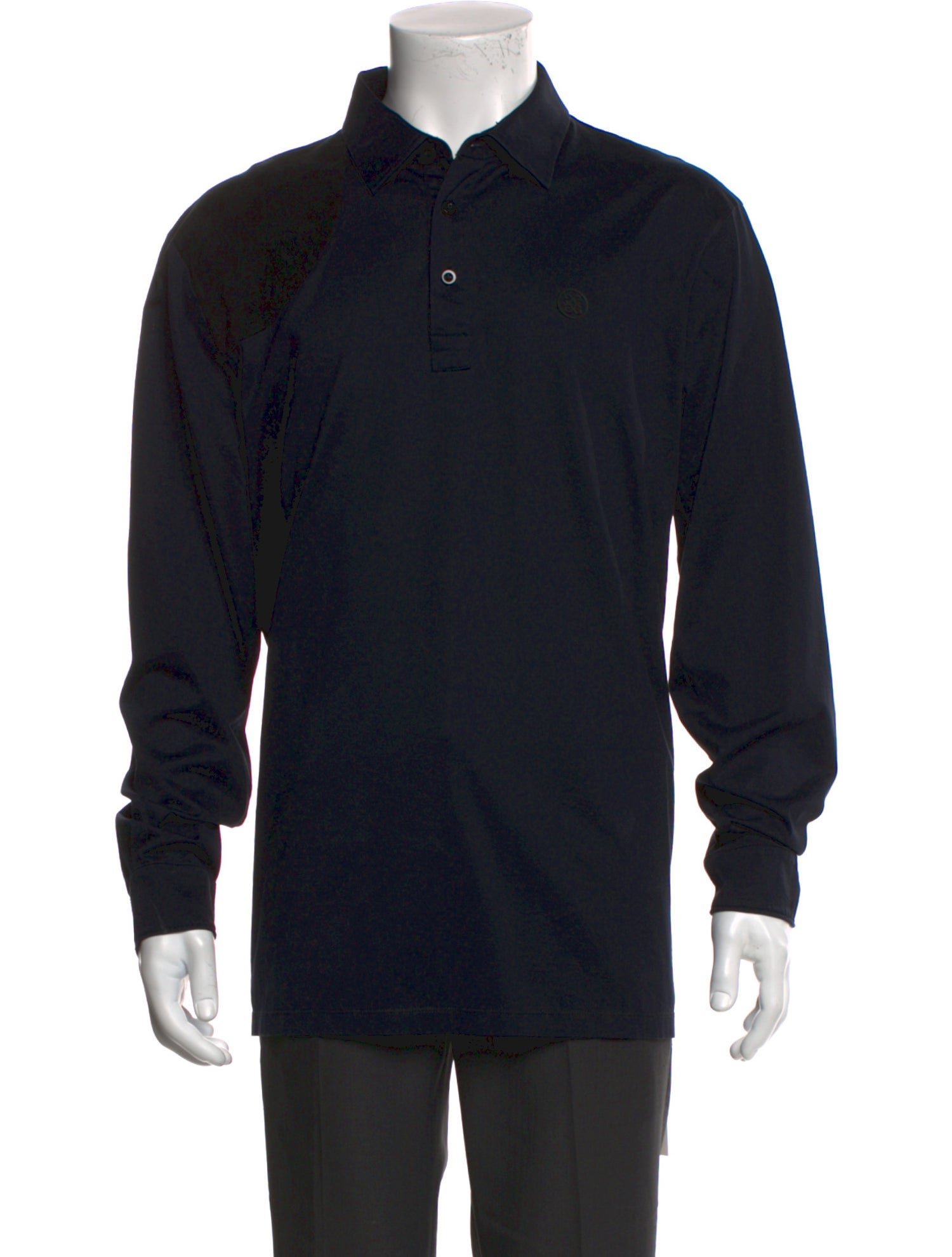 G/Fore Crew Neck Long Sleeve Polo Shirt
