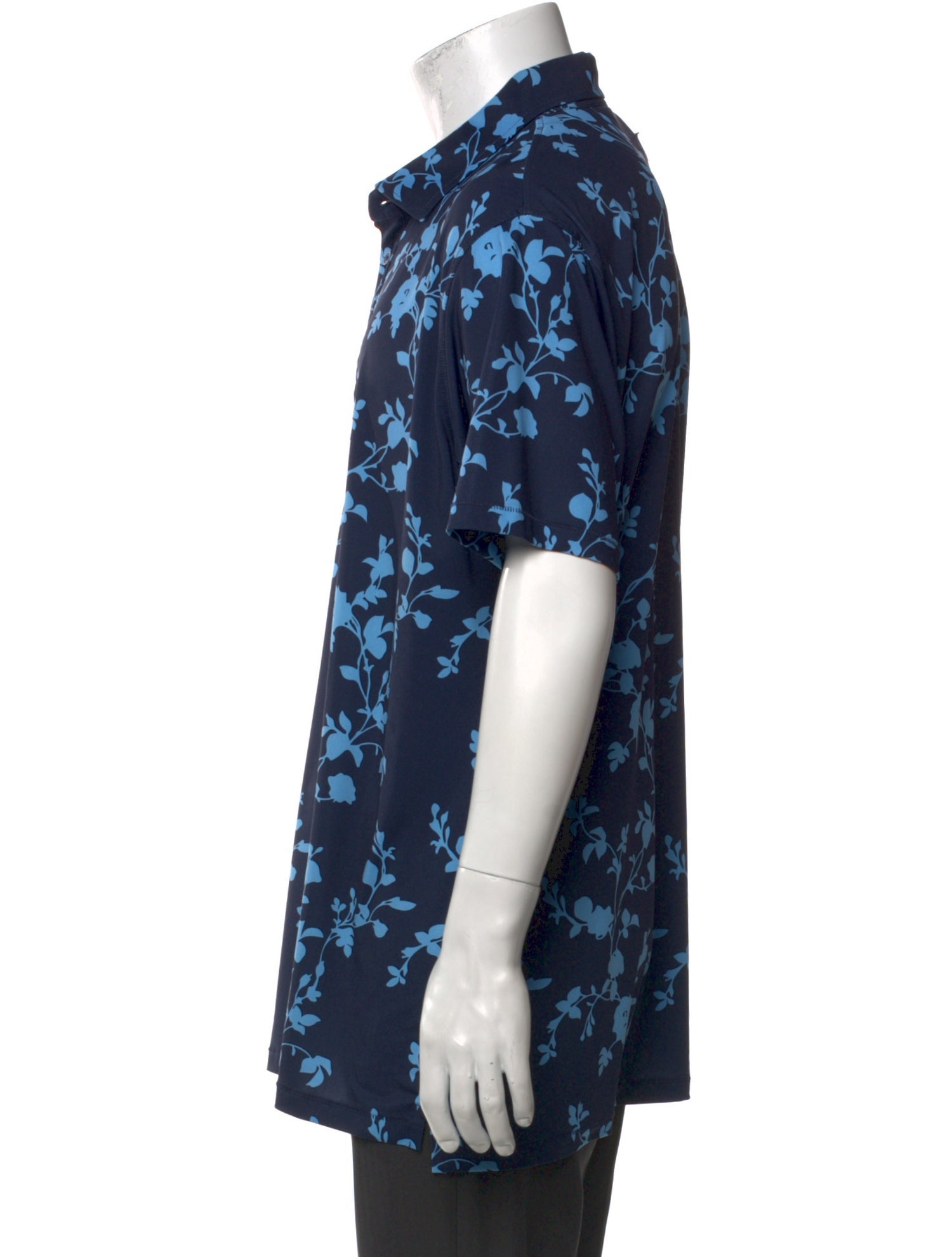 G/Fore Floral Print Collar Polo Shirt