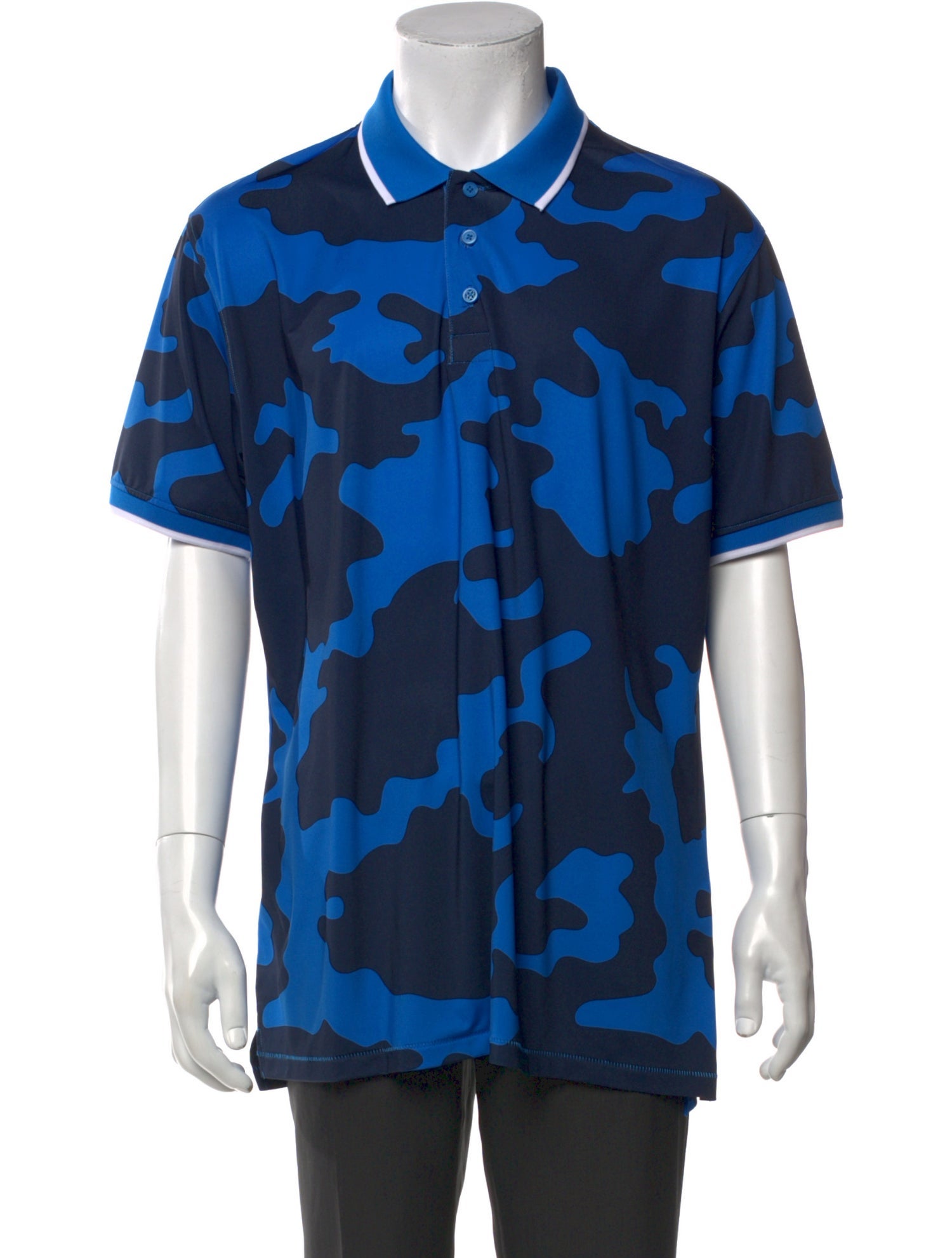 G/Fore Printed Collar Polo Shirt