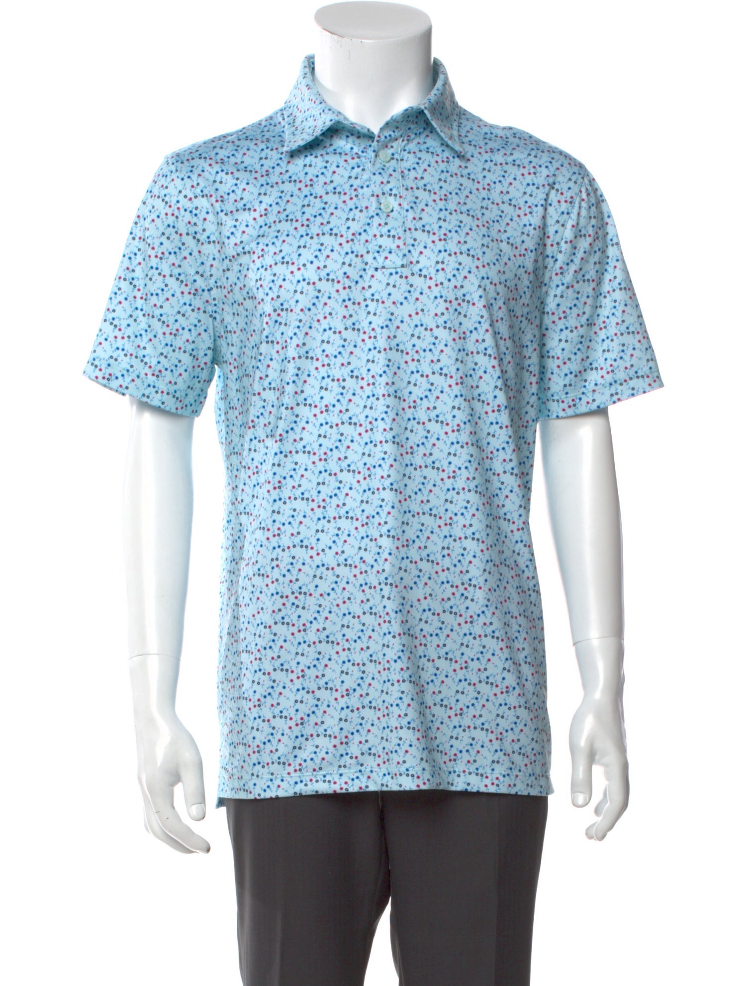 G/Fore Polka Dot Print Short Sleeve Shirt
