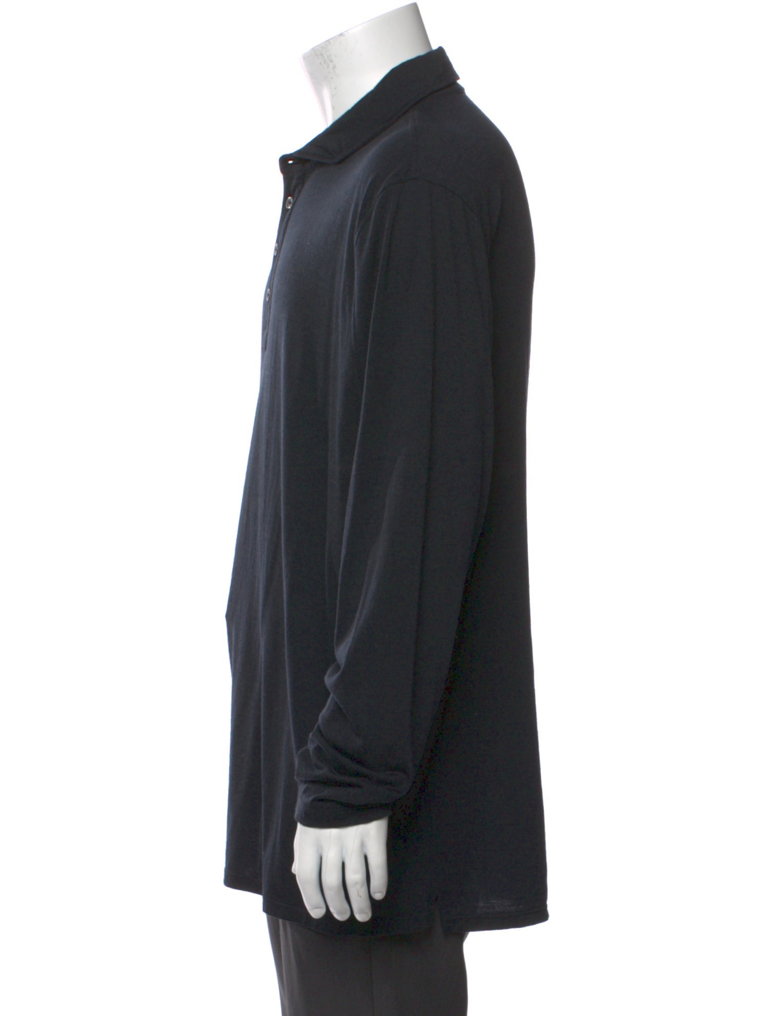 G/Fore Crew Neck Long Sleeve Polo Shirt