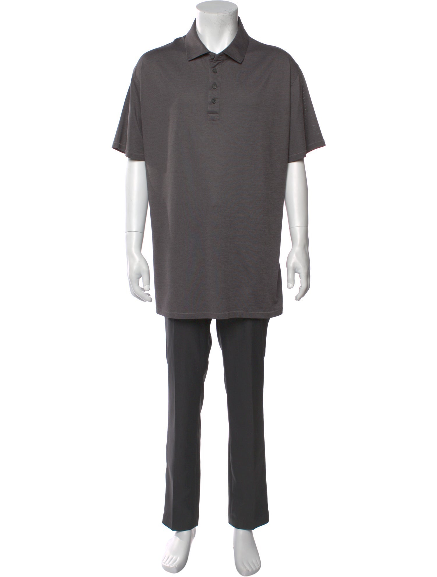 G/Fore V-Neck Short Sleeve Polo Shirt