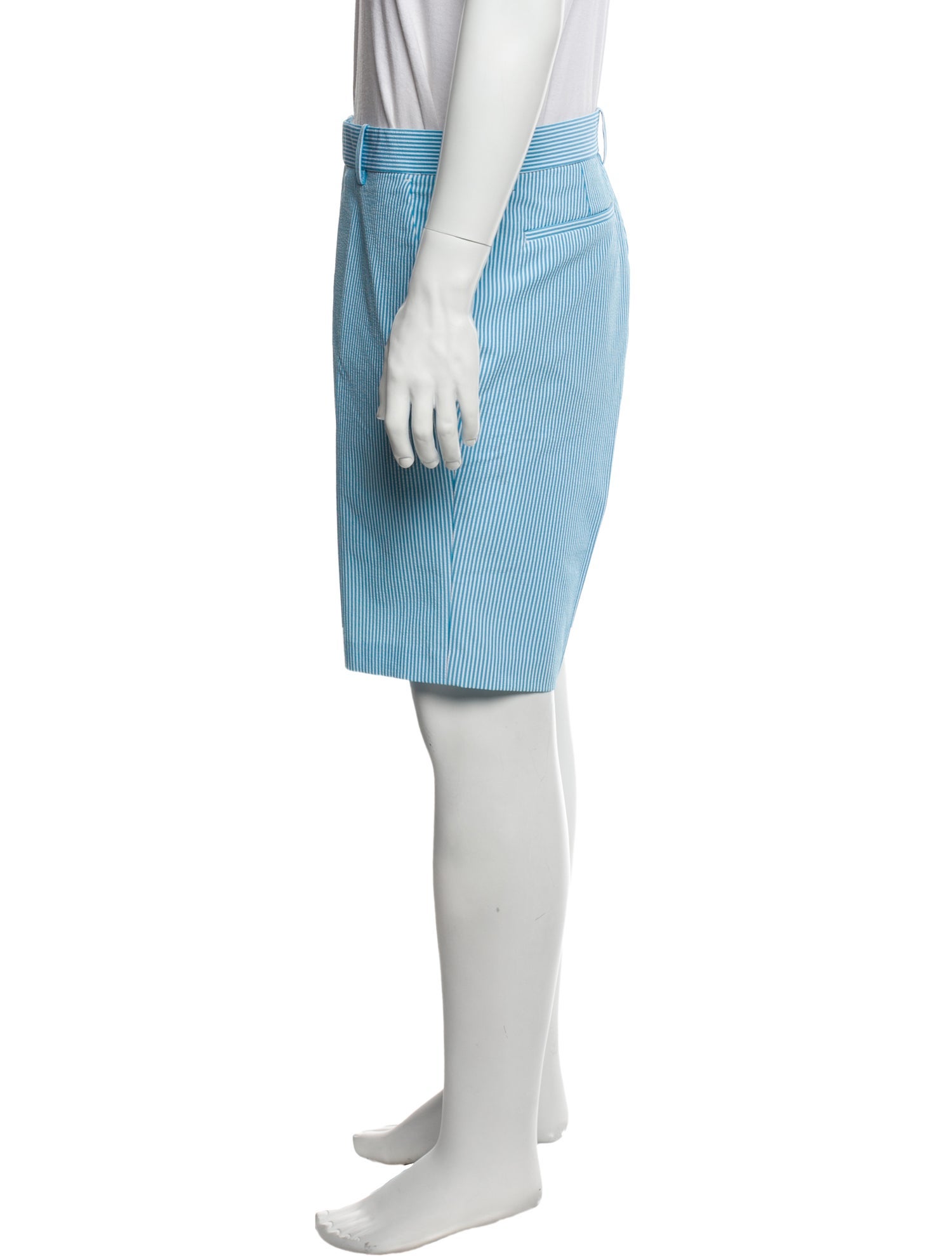 G/Fore Striped Flat Front Shorts