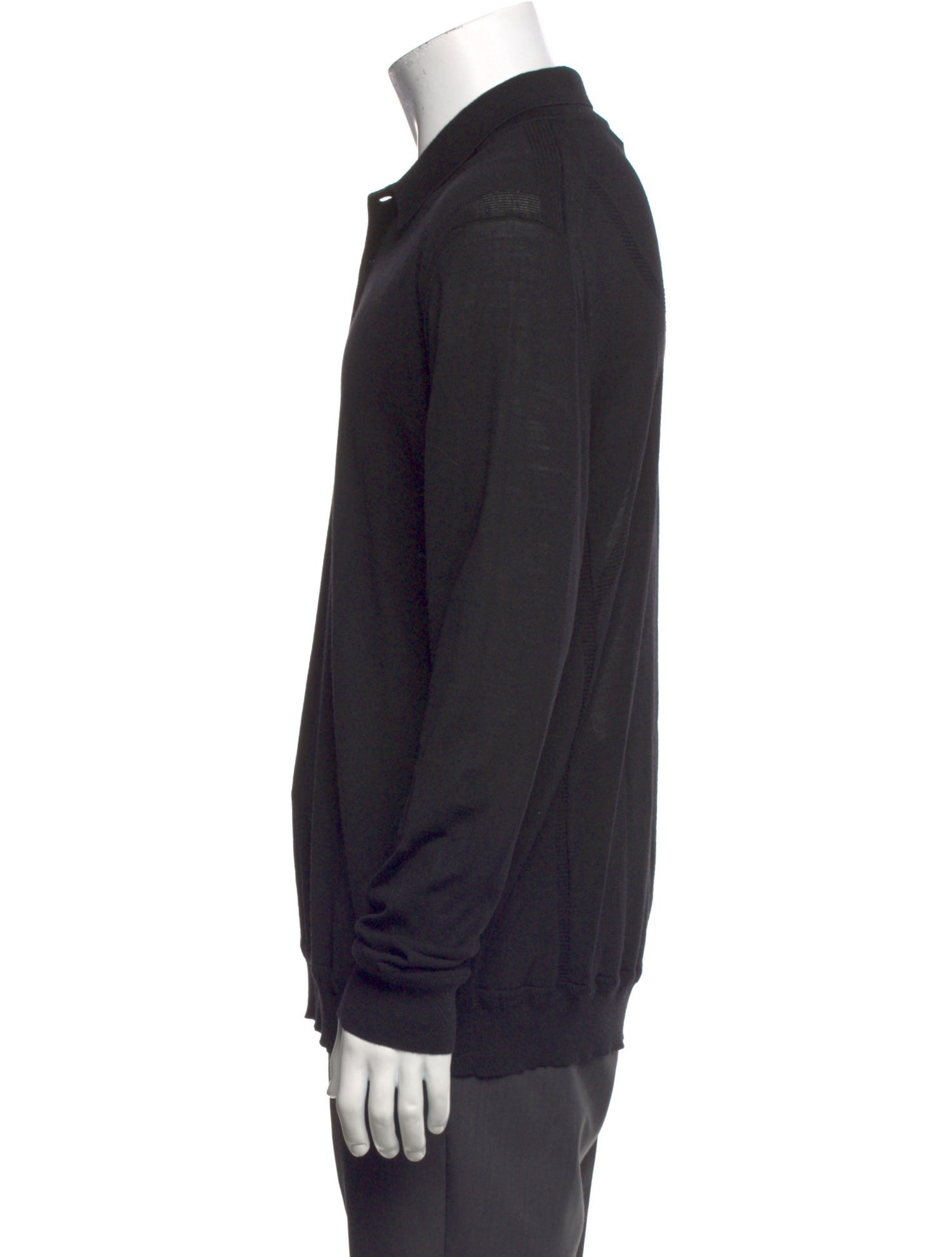 G/Fore Mock Neck Long Sleeve Polo Sweater