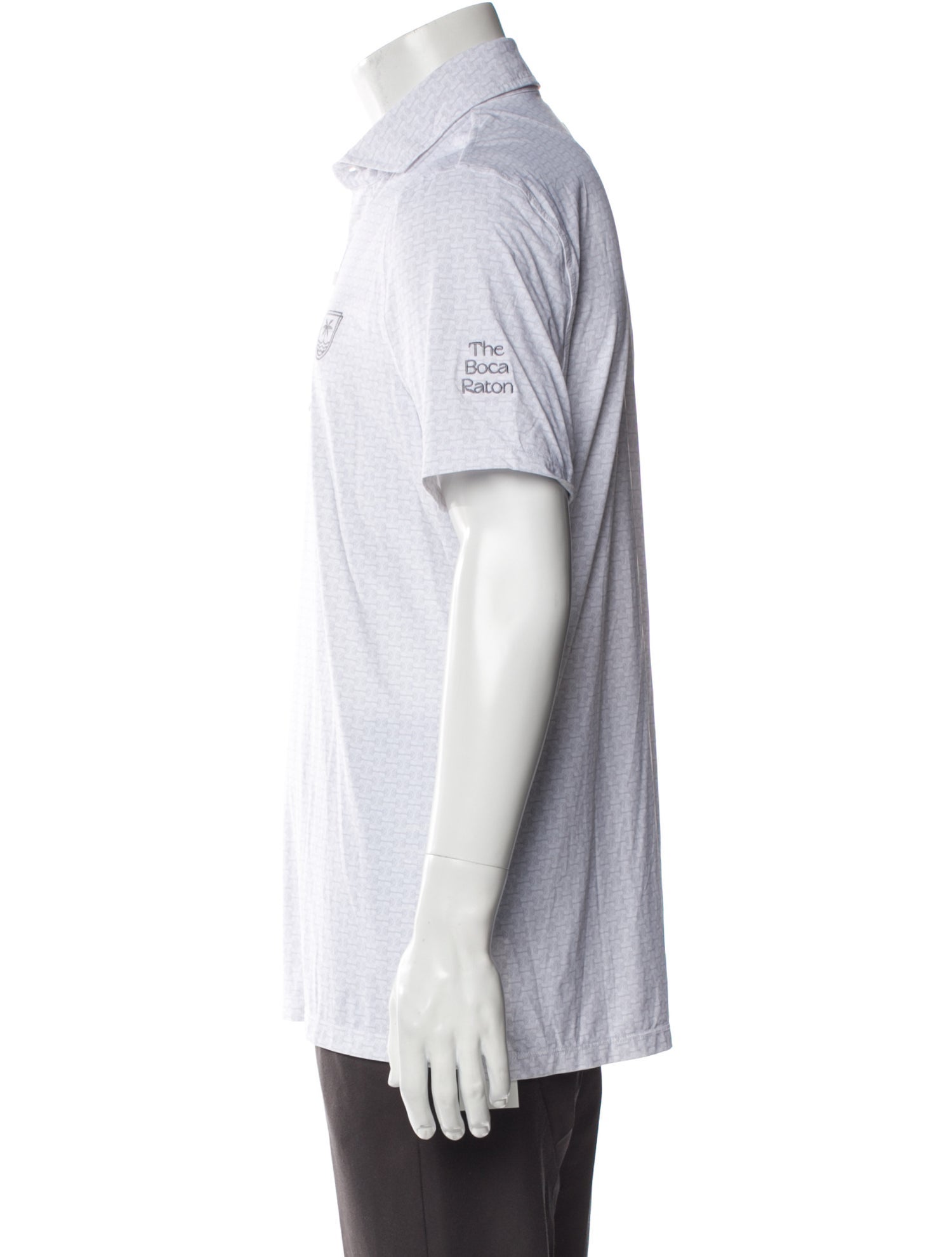 G/Fore Printed Collar Polo Shirt