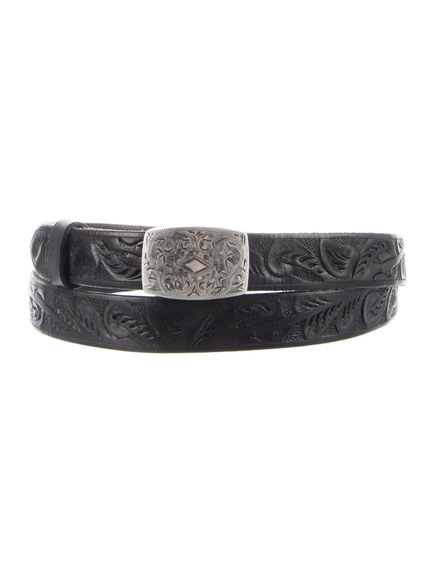 RRL & Co. Skinny Leather Waist Belt