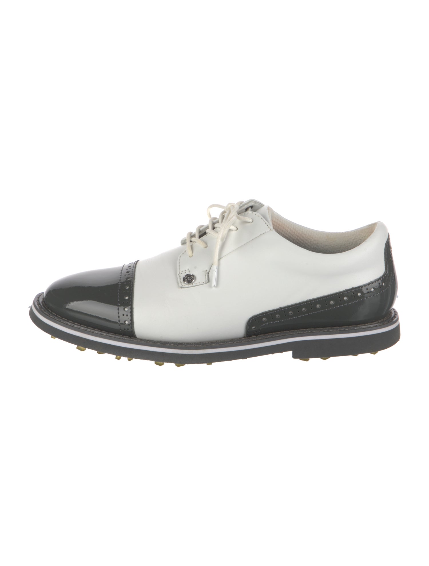 G/Fore Leather Colorblock Pattern Brogues