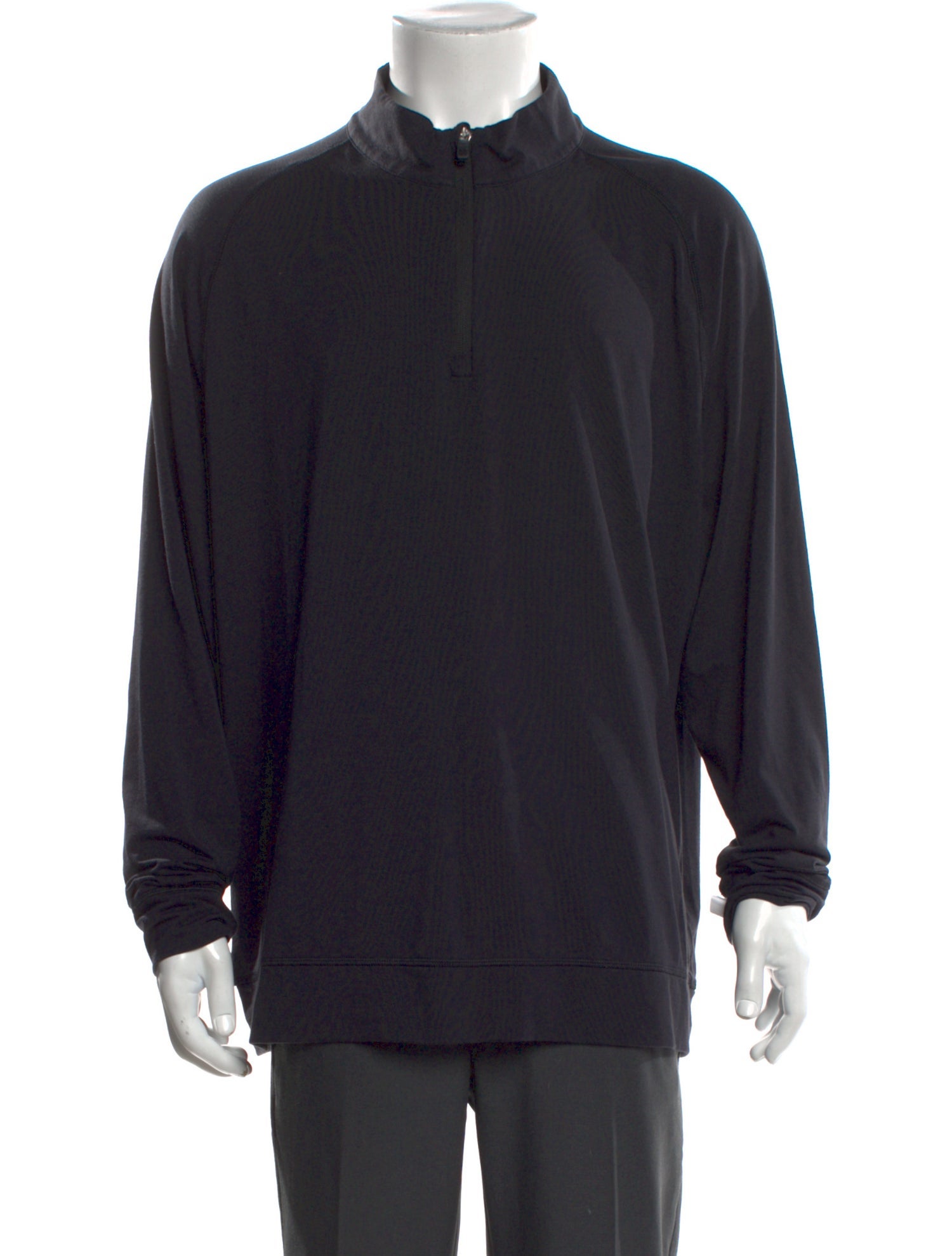 Market Chinatown Market Graphic Print V-Neck Hoodie - Black