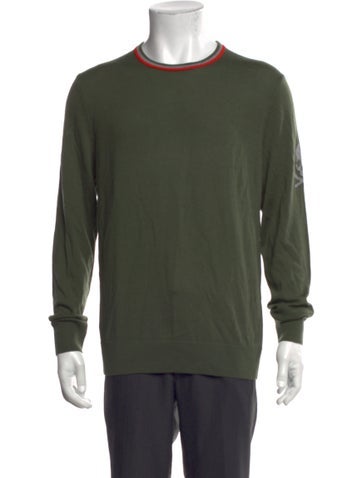 Pre-owned G/fore Wool Crew Neck Pullover In Green