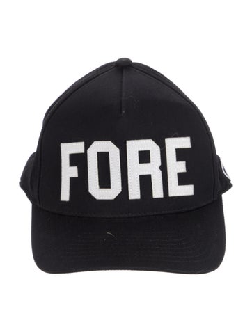 Pre-owned G/fore Cotton Embroidered Trucker Hat In Black/white
