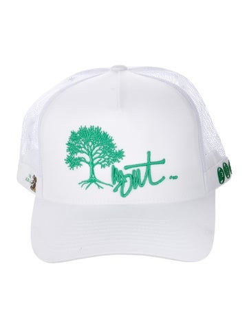 Pre-owned G/fore Cotton Embroidered Trucker Hat In Green/white