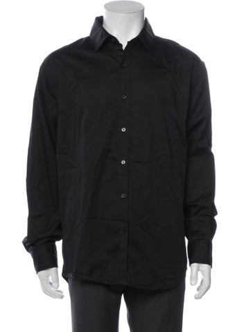Pre-owned G/fore Long Sleeve Dress Shirt In Black