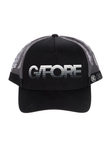 Pre-owned G/fore Cotton Embroidered Trucker Hat In Black/grey