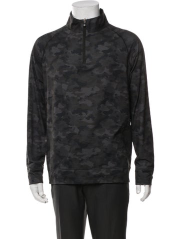Pre-owned G/fore Camouflage Print Crew Neck T-shirt In Grey