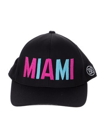 Pre-owned G/fore Cotton Embroidered Trucker Hat In Black/blue/pink