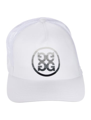 Pre-owned G/fore Cotton Embroidered Trucker Hat In White