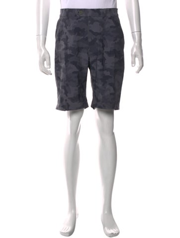 Pre-owned G/fore Camouflage Print Chino Shorts In Grey