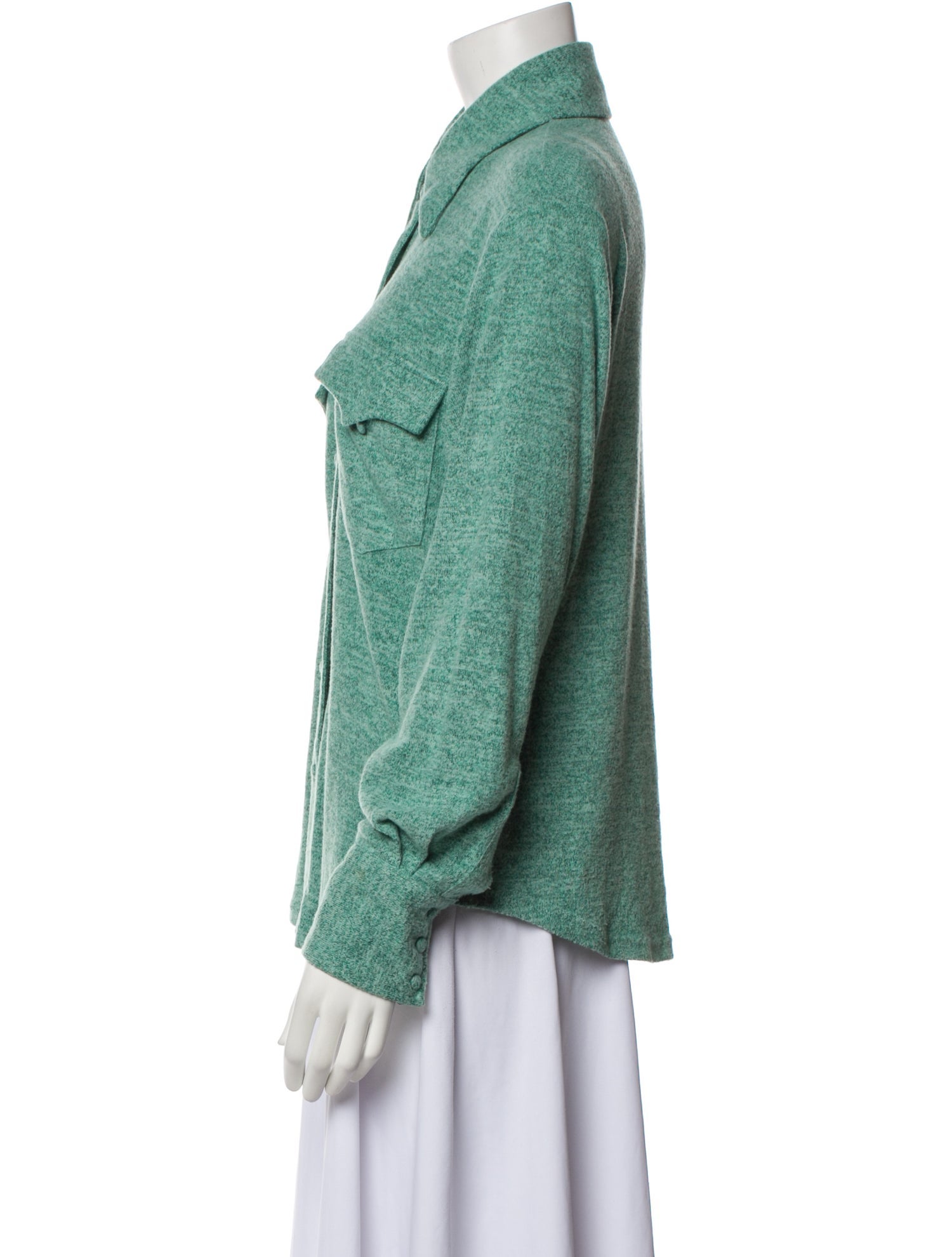 Gabriel for sach Long Sleeve Button-Up Top