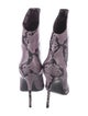 Giuliano Galiano Snakeskin Animal Print Boots