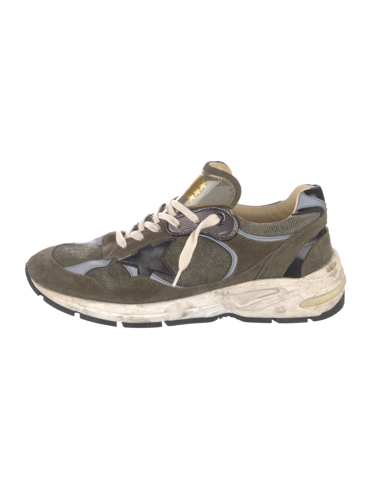 Golden Goose x K. Jacques St. Tropez Suede Printed Sneakers