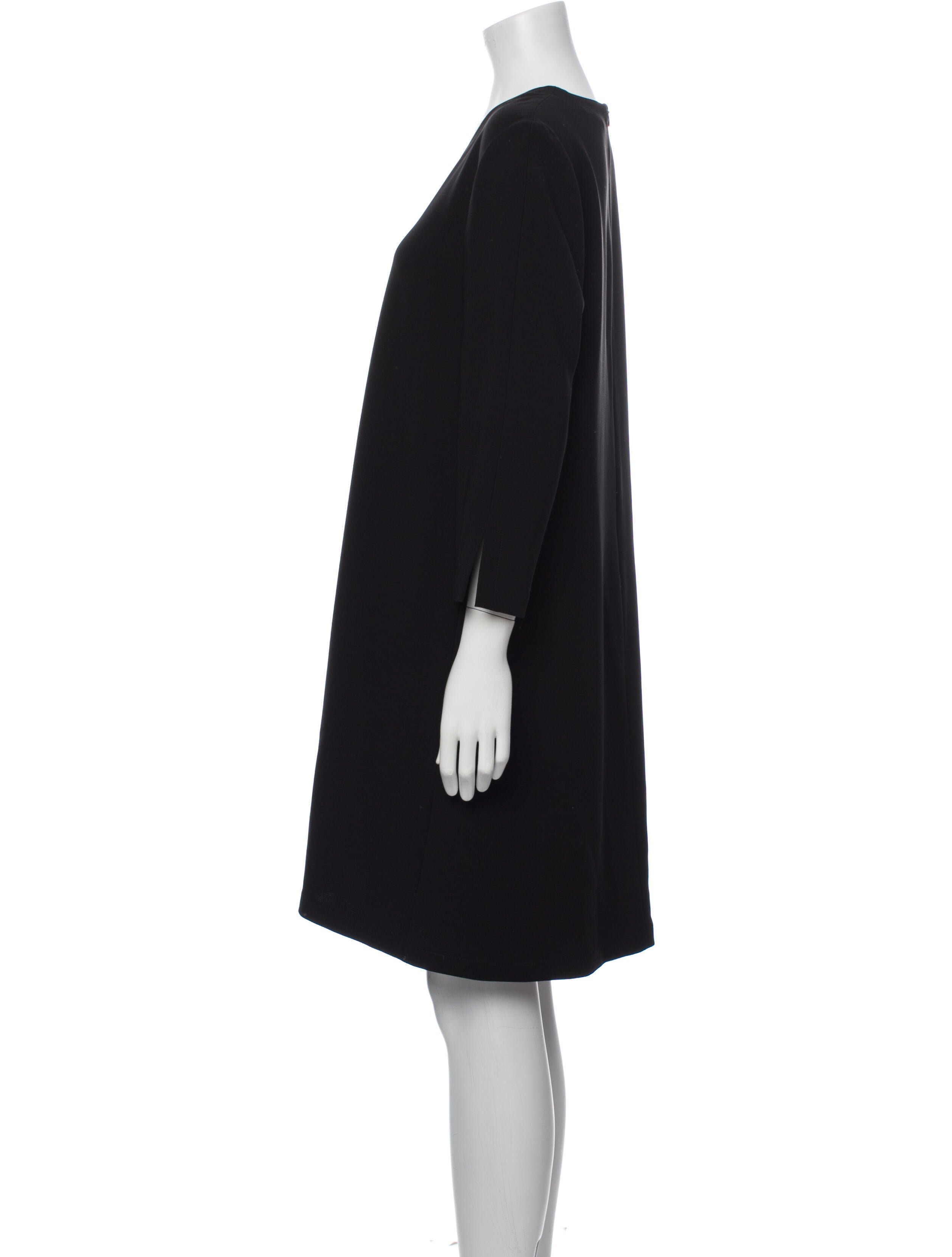 Gerald Genta V-Neck Knee-Length Dress