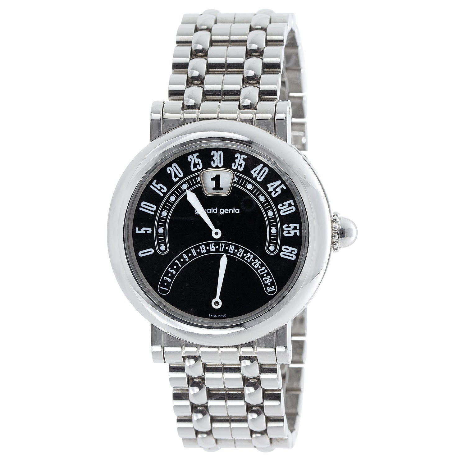 Gerald Genta Bi Retro Jump Hour Watch