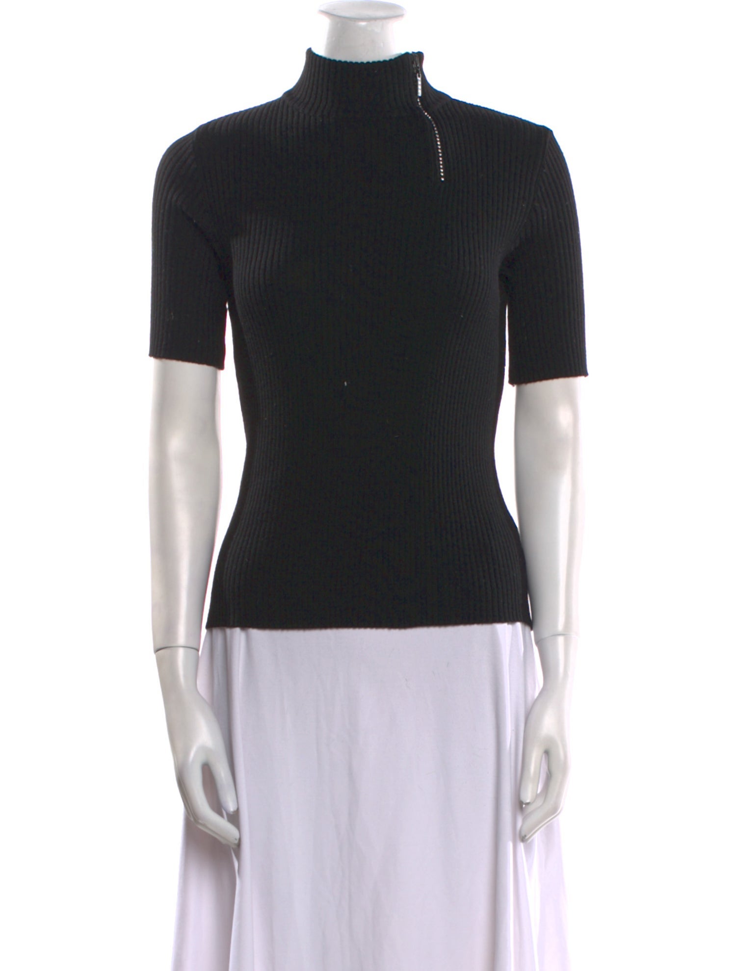 Georges Rech Merino Wool Mock Neck Sweater