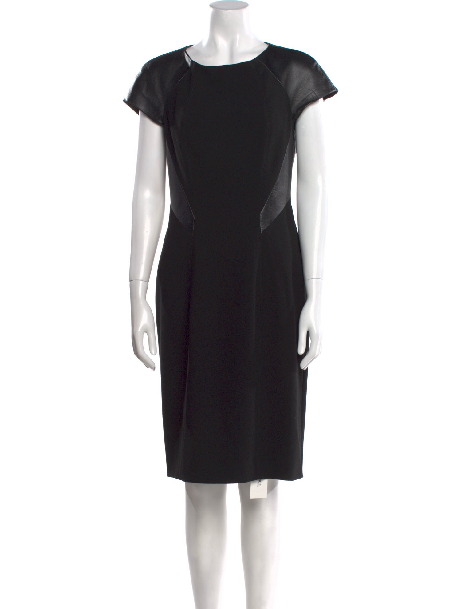 Georges Rech Bateau Neckline Knee-Length Dress