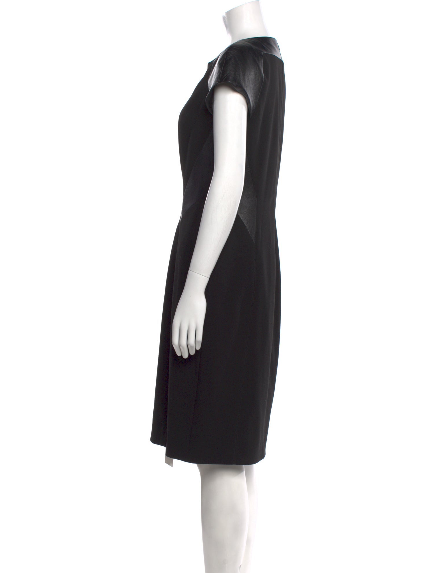 Georges Rech Bateau Neckline Knee-Length Dress