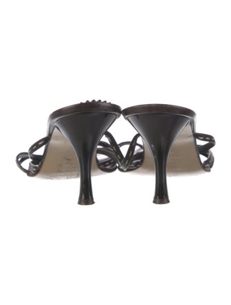 Georges Rech Leather Whipstitch Trim Slides