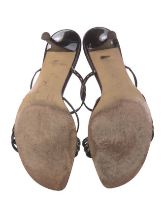 Georges Rech Leather Whipstitch Trim Slides