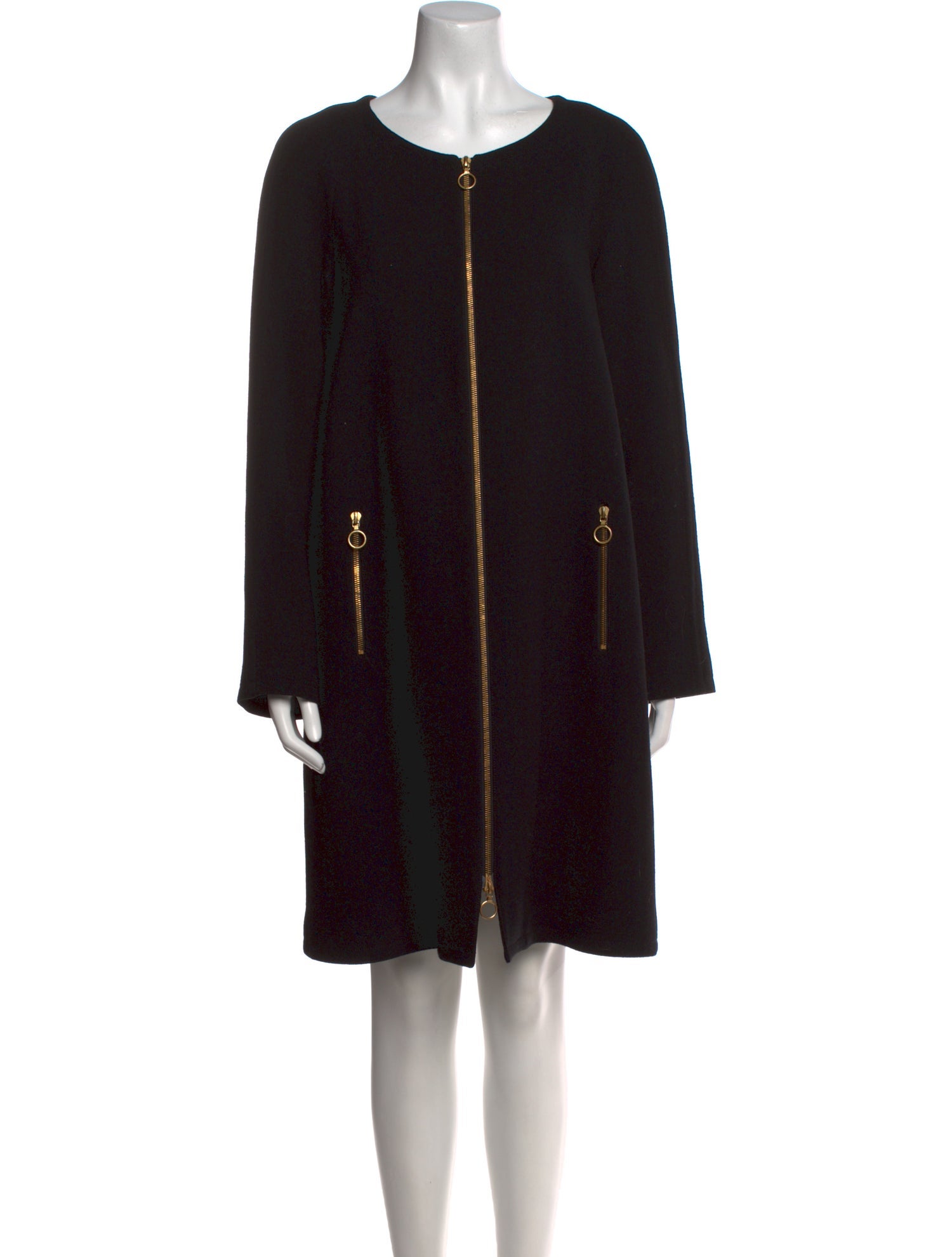 Georges Rech Wool Knee-Length Dress