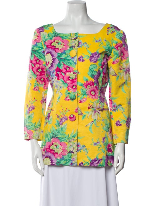 Georges Rech Printed Evening Jacket