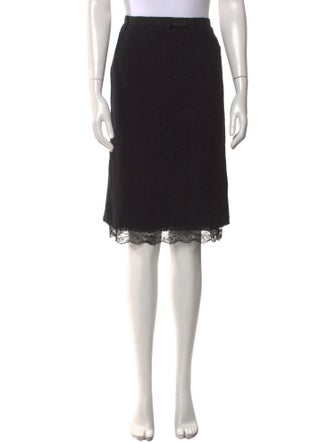 Georges Rech Wool Knee-Length Skirt