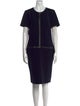 Georges Rech Crew Neck Knee-Length Dress