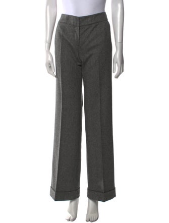 Synonyme De Georges Rech Paris Virgin Wool Wide Leg Pants