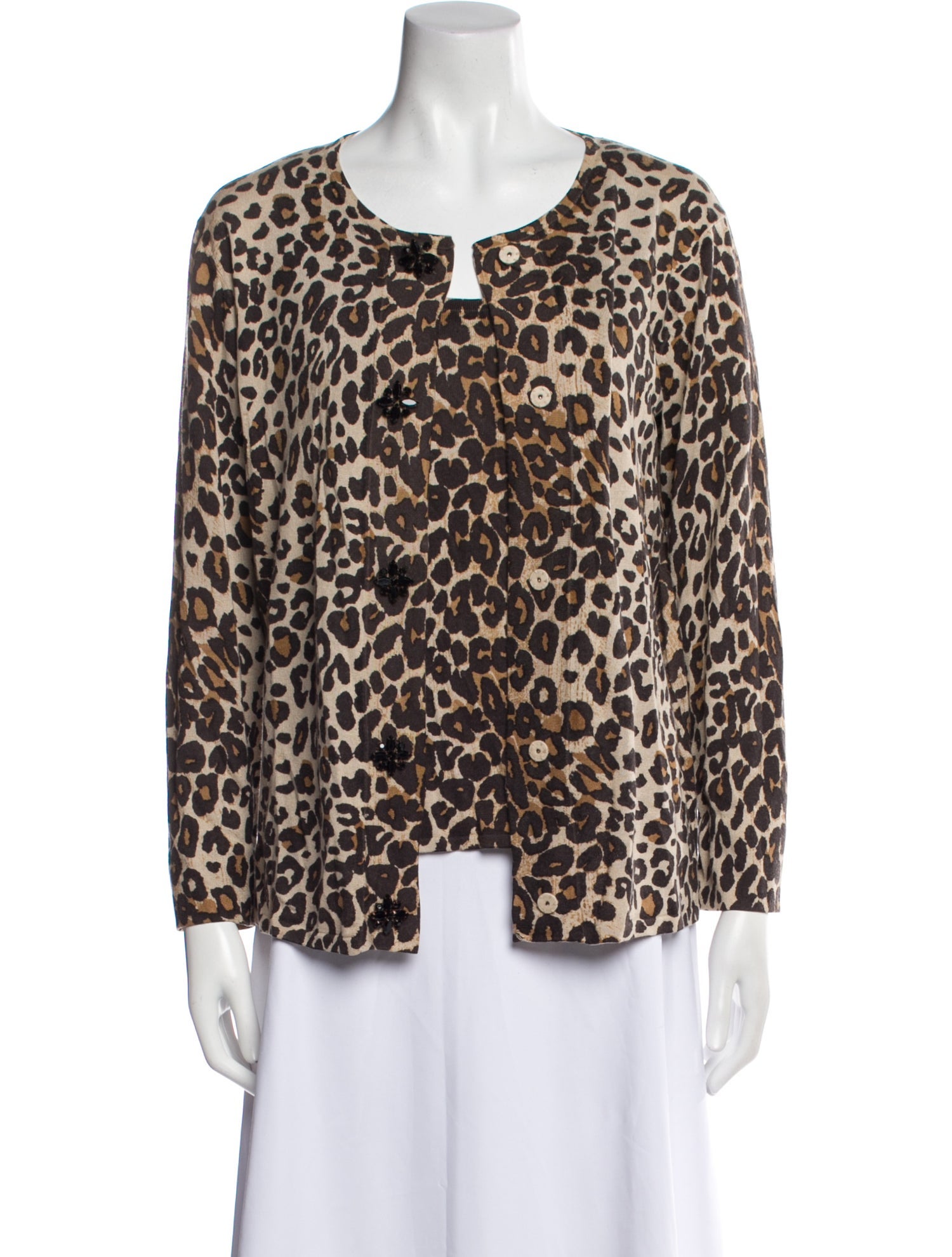 Georges Rech Silk Animal Print Set